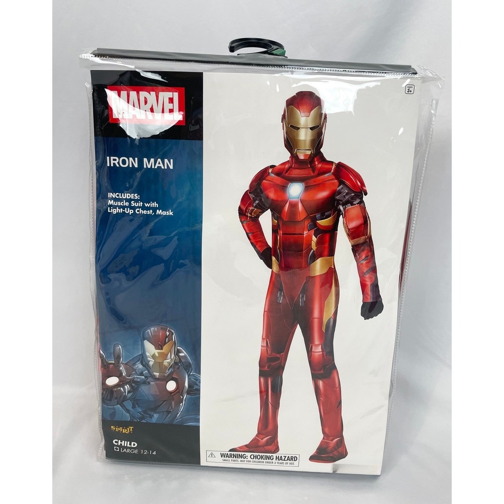 Spirit Halloween Child Medium 8-10 Marvel Avengers Iron Man Costume